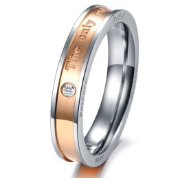 Anillo De Titanio Para Amantes Con Calidad Y Cantidad Garantizadas