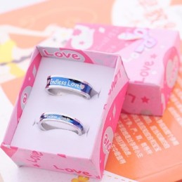 Anillo De Pareja De Amor Infinito