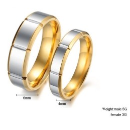 Anillo De Titanio De Moda Y Calidad Estable Para Amantes