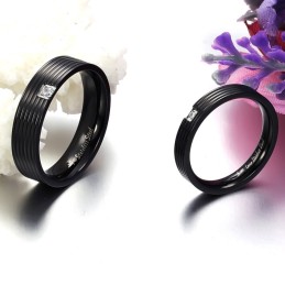 Anillo De Titanio Sencillo Para Amantes De La Historia