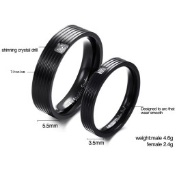 Anillo De Titanio Sencillo Para Amantes De La Historia