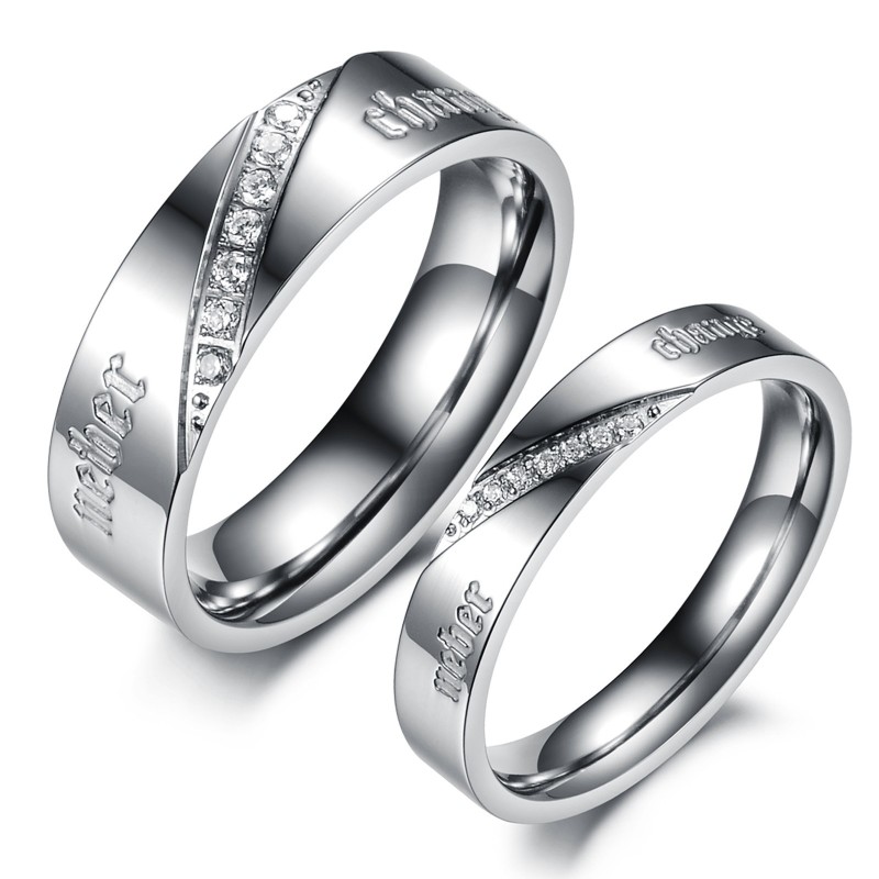 Anillo De Titanio Y Plata Para Amantes, Con Especificaciones Completas. Anillo De Titanio Y Plata Para Amantes, Con Especificaciones Completas.