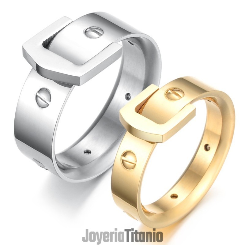 Anillo De Titanio Con Rosca De Rendimiento Confiable Para Amantes