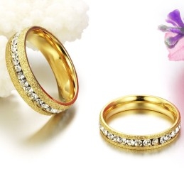 Anillo De Titanio Con Perla Y Arena De Calidad Estable Para Amantes