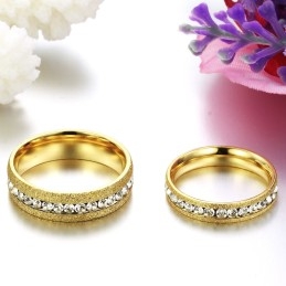 Anillo De Titanio Con Perla Y Arena De Calidad Estable Para Amantes
