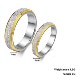 Anillo De Titanio Exfoliante De Excelente Calidad Para Amantes