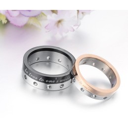 Anillo De Titanio De Calidad Estable Para Amantes