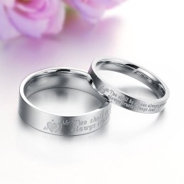 Anillo De Titanio De Calidad Confiable Para Amantes