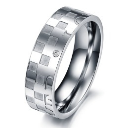 Anillo De Titanio Rompecabezas Para Amantes, Muy Popular En Todo El Mundo