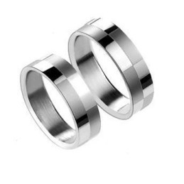Anillo De Titanio Con Cuadrícula Para Amantes, Con Calidad Y Cantidad Garantizadas