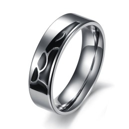 Anillo De Titanio De Calidad Estable Para Amantes