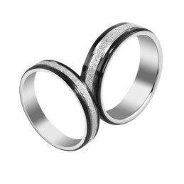 Anillo De Titanio Exfoliante De Calidad Estable Para Amantes