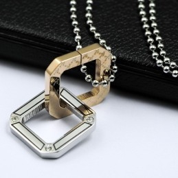 Nuevo Estilo De Regalo De Moda, Collar De Titanio Con Colgante