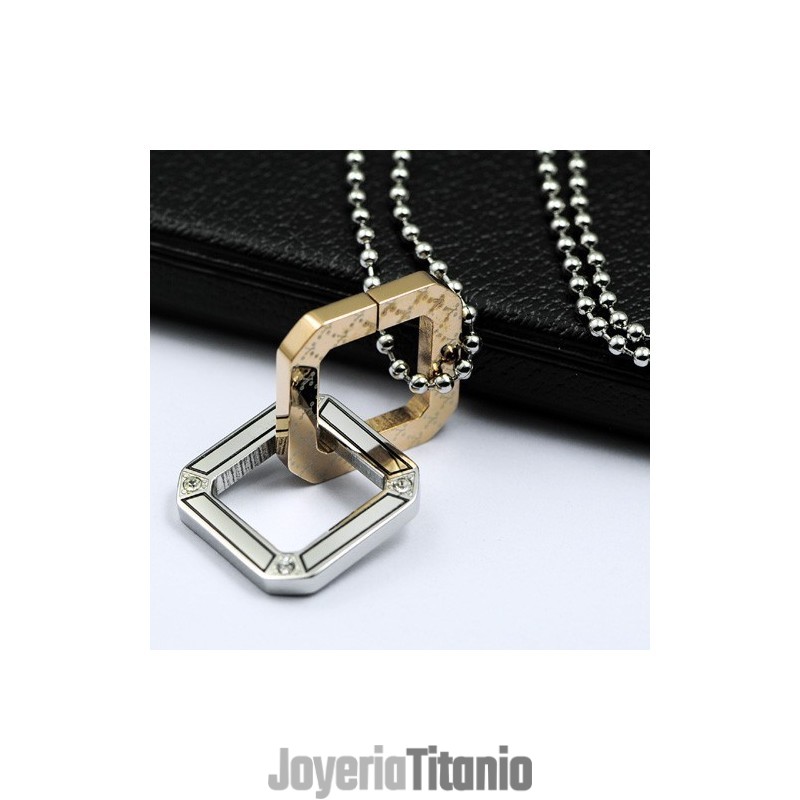 Nuevo Estilo De Regalo De Moda, Collar De Titanio Con Colgante