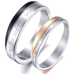 Anillo De Titanio Creativo, La Reina De La Calidad Y La Alternativa Para Los Amantes.