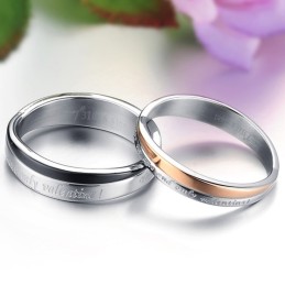 Anillo De Titanio Creativo, La Reina De La Calidad Y La Alternativa Para Los Amantes.