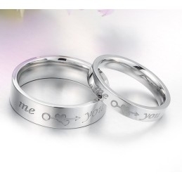 Anillo De Titanio De Rendimiento Confiable Para Amantes