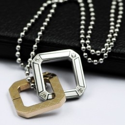 Nuevo Estilo De Regalo De Moda, Collar De Titanio Con Colgante