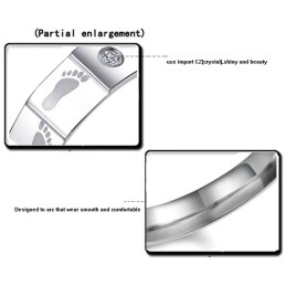 Anillo De Titanio En Capas De Alta Calidad Para Amantes Con Diamantes De Imitación.