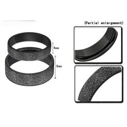 Anillo De Titanio Negro De Calidad Superior Para Amantes