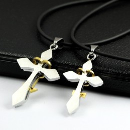 Colgante Y Collar De Titanio Para Pareja (Un Par)