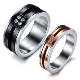 Anillo De Titanio Con Forma De Rueda Para Amantes, Con Especificaciones Completas.