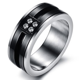 Anillo De Titanio Con Forma De Rueda Para Amantes, Con Especificaciones Completas.
