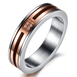 Anillo De Titanio Con Forma De Rueda Para Amantes, Con Especificaciones Completas.