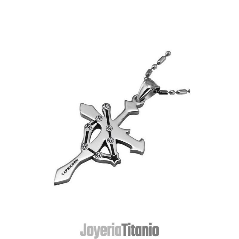 Collar De Titanio Capricornus De Calidad Superior