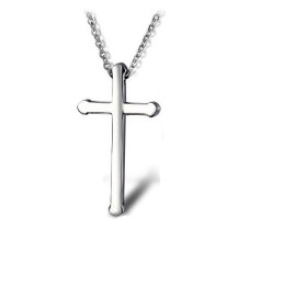 Collar De Titanio Con Cruz, Muy Vendido En Todo El Mundo