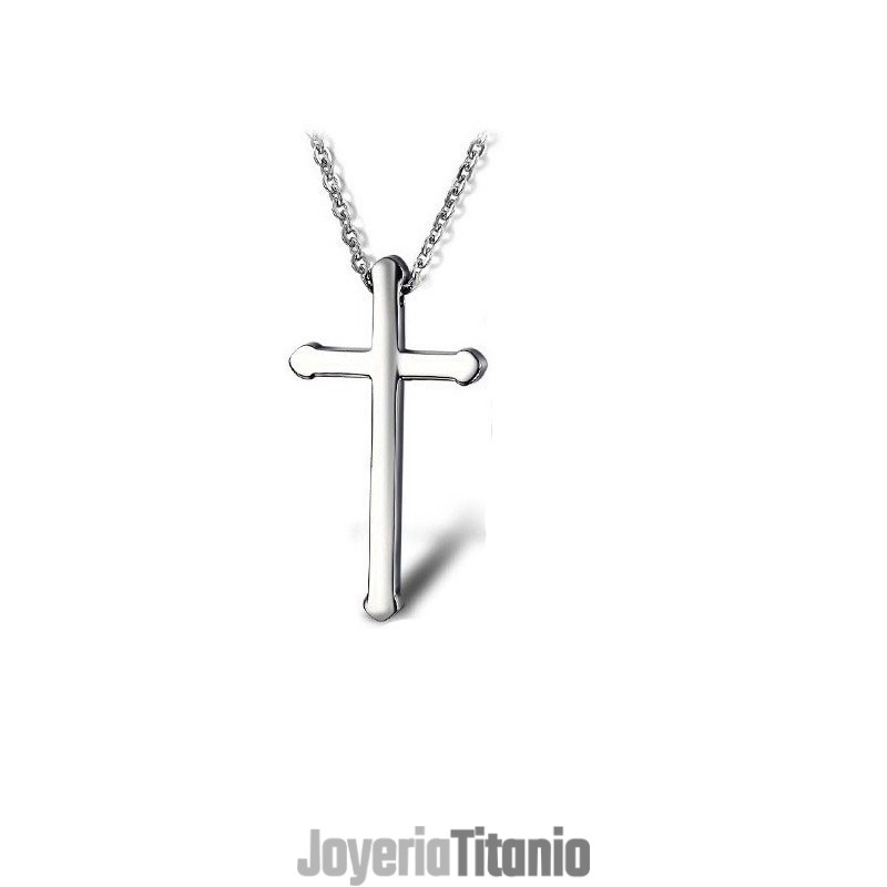 Collar De Titanio Con Cruz, Muy Vendido En Todo El Mundo
