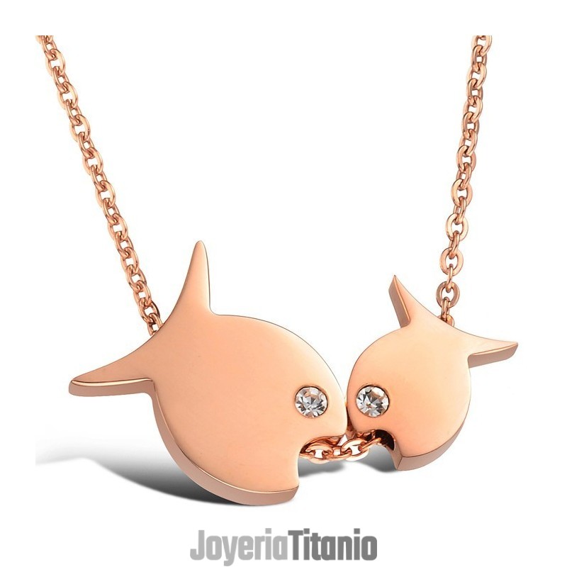 Collar De Titanio Con Forma De Pez, Muy Vendido En Todo El Mundo Collar De Titanio Con Forma De Pez, Muy Vendido En Todo El Mundo