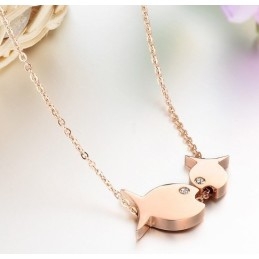 Collar De Titanio Con Forma De Pez, Muy Vendido En Todo El Mundo