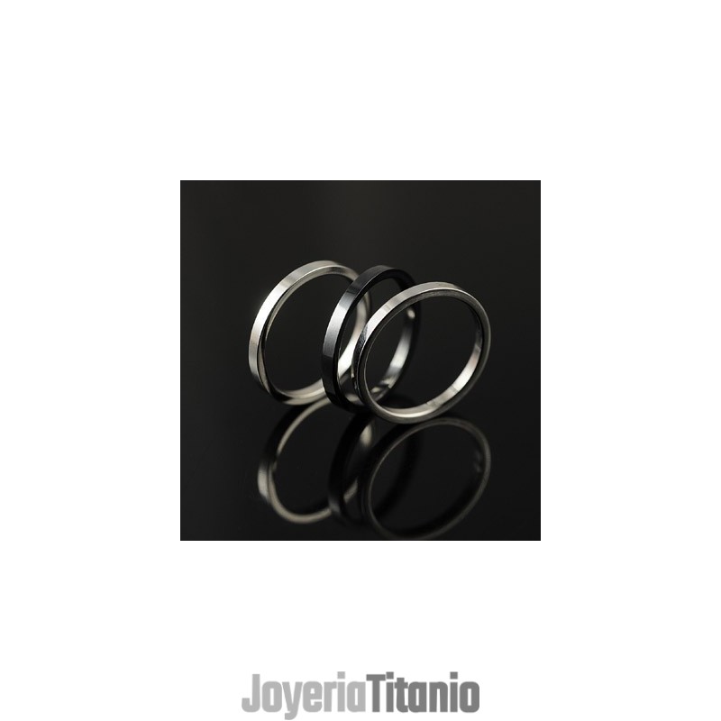 Anillo De Titanio Para Hombre