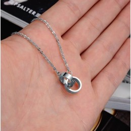 Collar De Titanio Con Anillo De Fase Femenina Con Especificaciones Completas