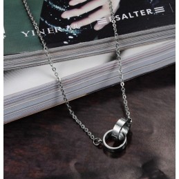 Collar De Titanio Con Anillo De Fase Femenina Con Especificaciones Completas