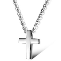 Collar De Titanio Con Cruz Femenina, Calidad Y Cantidad Garantizadas