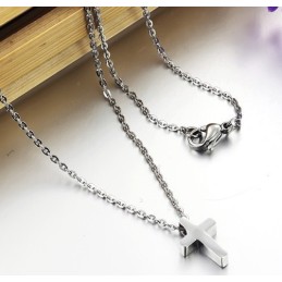 Collar De Titanio Con Cruz Femenina, Calidad Y Cantidad Garantizadas