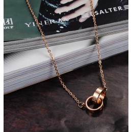 Collar De Titanio Con Anillo De Fase Femenina De Alta Calidad
