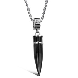Collar De Titanio Negro De Calidad Superior