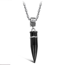 Collar De Titanio Negro De Calidad Superior