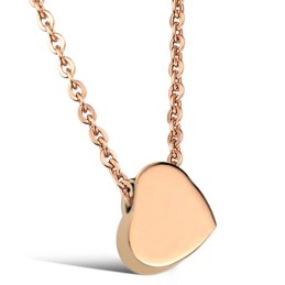 Collar De Titanio Con Forma De Corazón De Renombre Mundial