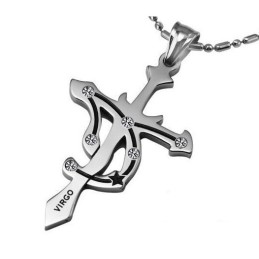 Collar De Titanio Virgo De Calidad Superior