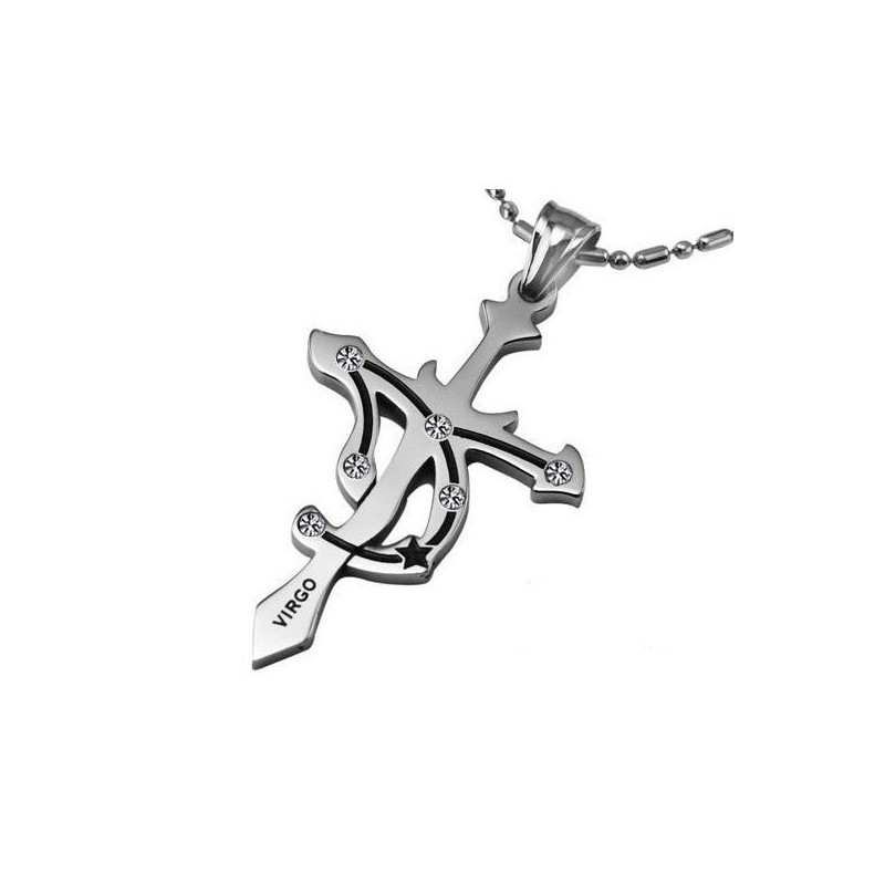 Collar De Titanio Virgo De Calidad Superior Collar De Titanio Virgo De Calidad Superior