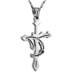 Collar De Titanio Virgo De Calidad Superior