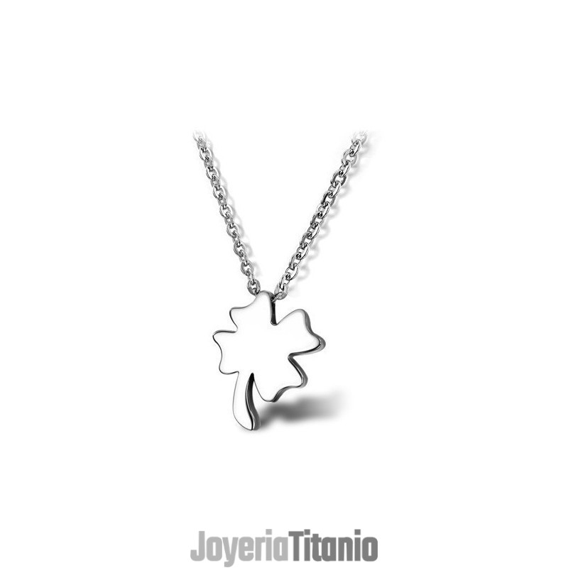 Collar De Titanio Con Forma De Trébol Para Mujer, La Reina De La Calidad Collar De Titanio Con Forma De Trébol Para Mujer, La Reina De La Calidad