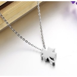 Collar De Titanio Con Forma De Trébol Para Mujer, La Reina De La Calidad