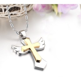 Conocido Por Su Excelente Calidad De Collar De Titanio Con Cruz