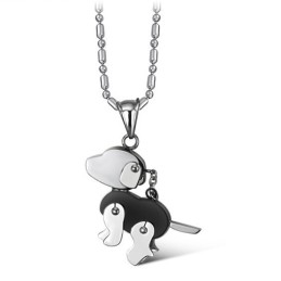 Collar De Titanio Con Forma De Perro De Calidad Estable