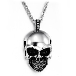 Collar De Titanio Con Calavera Del Rey De La Cantidad